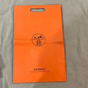 Vintage Hermes paper shopping bag